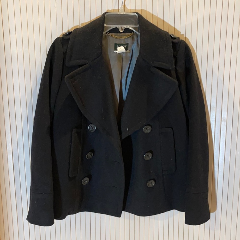 J Crew Pea Coat Petite Size 2